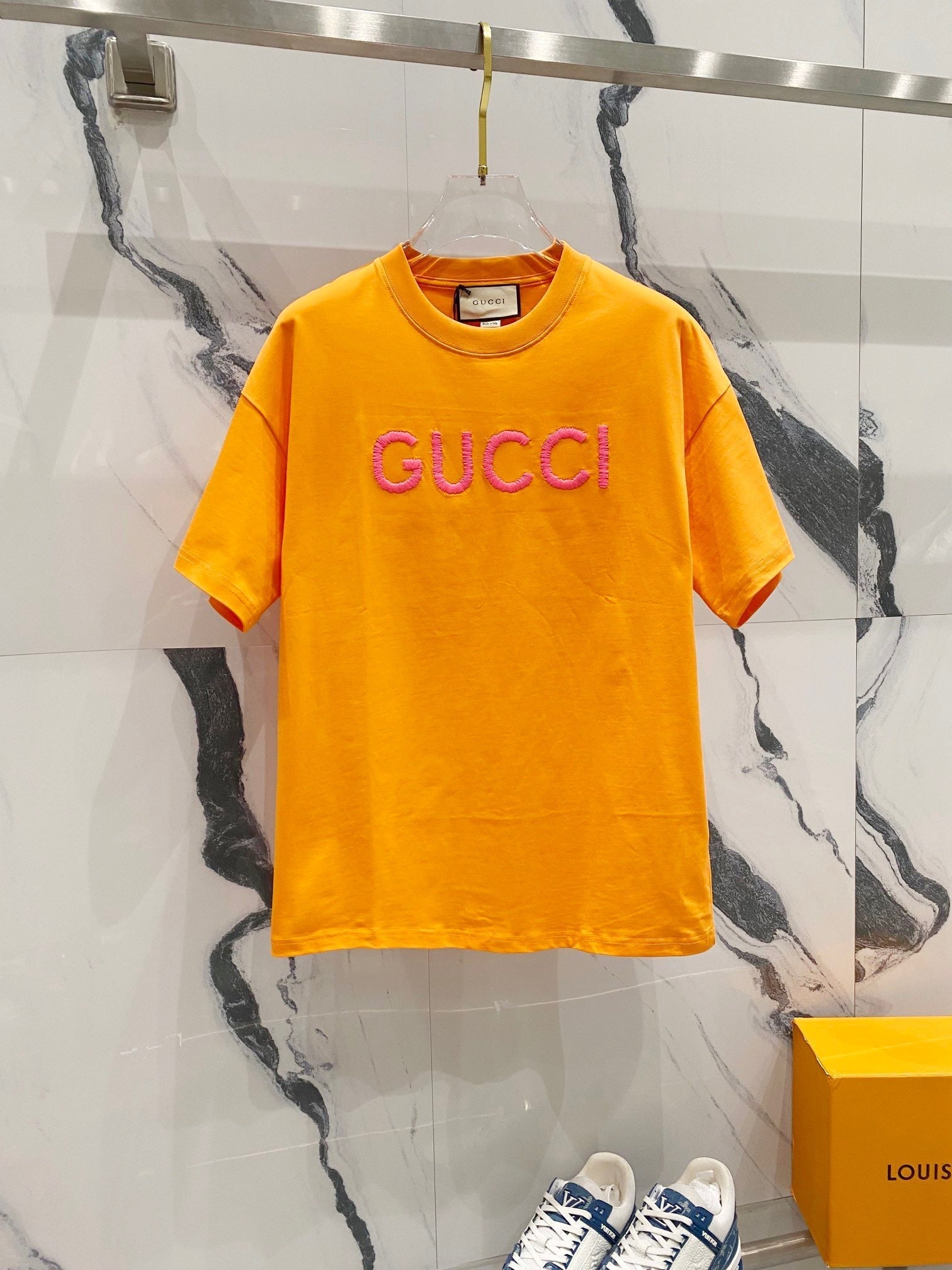 Gucci PRINTED COTTON JERSEY T-SHIRT