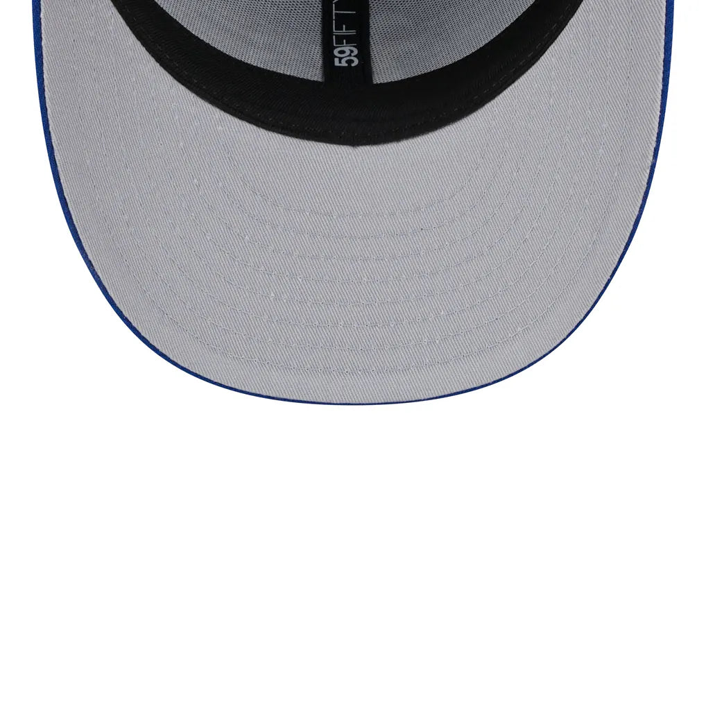 New York Mets New Era White Logo Low Profile 59FIFTY Fitted Hat - Royal