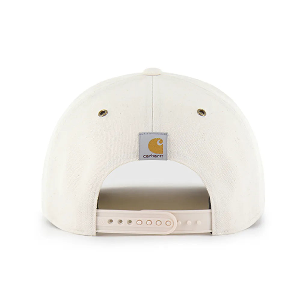 New York Yankees Carhartt x '47 Undyed Relaxed Hitch Adjustable Hat - Natural/Brown Techwosell