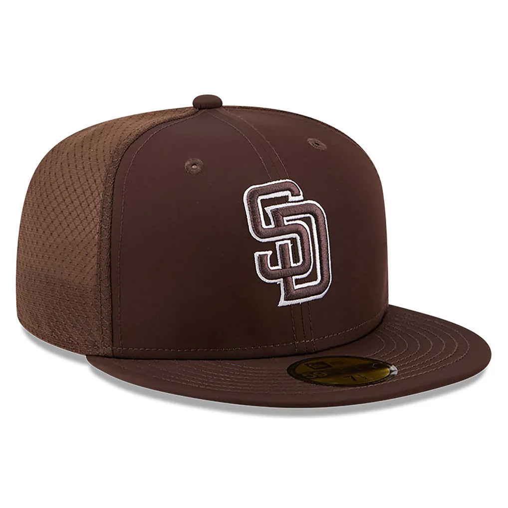 San Diego Padres New Era 2026 Batting Practice 59FIFTY Fitted Hat - Brown Techwosell