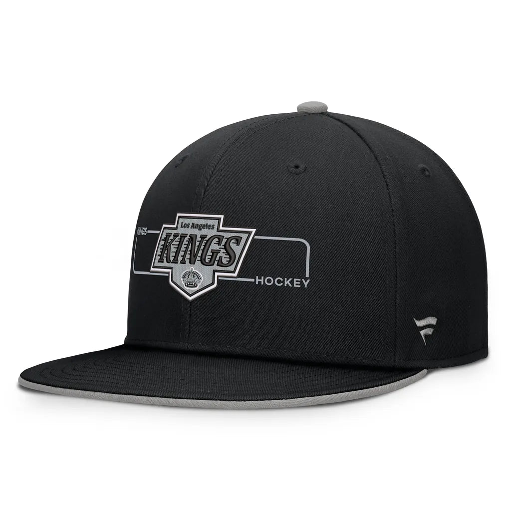 Los Angeles Kings Fanatics Authentic Pro Rink Snapback Hat - Black Techwosell