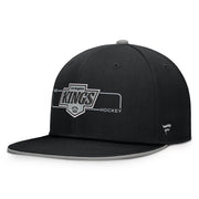 Los Angeles Kings Fanatics Authentic Pro Rink Snapback Hat - Black Techwosell