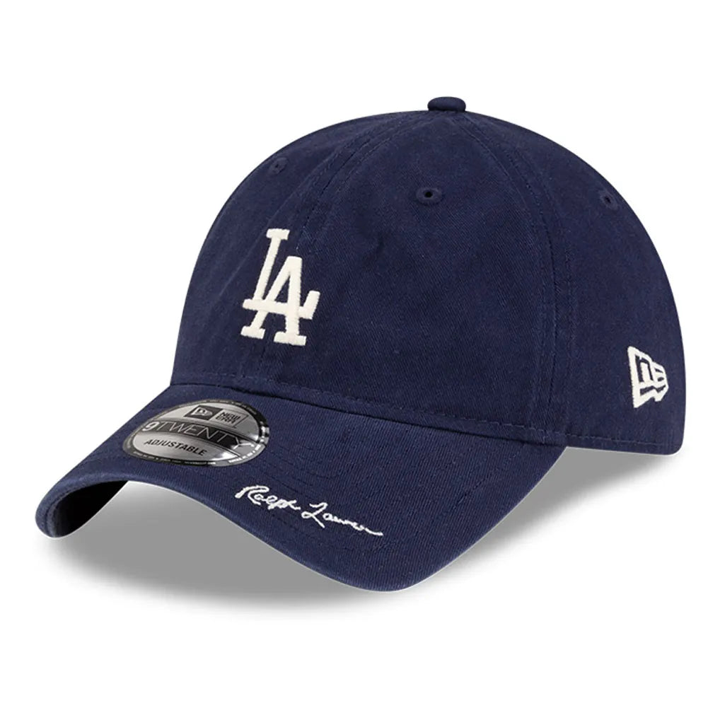 Los Angeles Dodgers New Era x Ralph Lauren 9TWENTY Adjustable Hat - Navy Techwosell