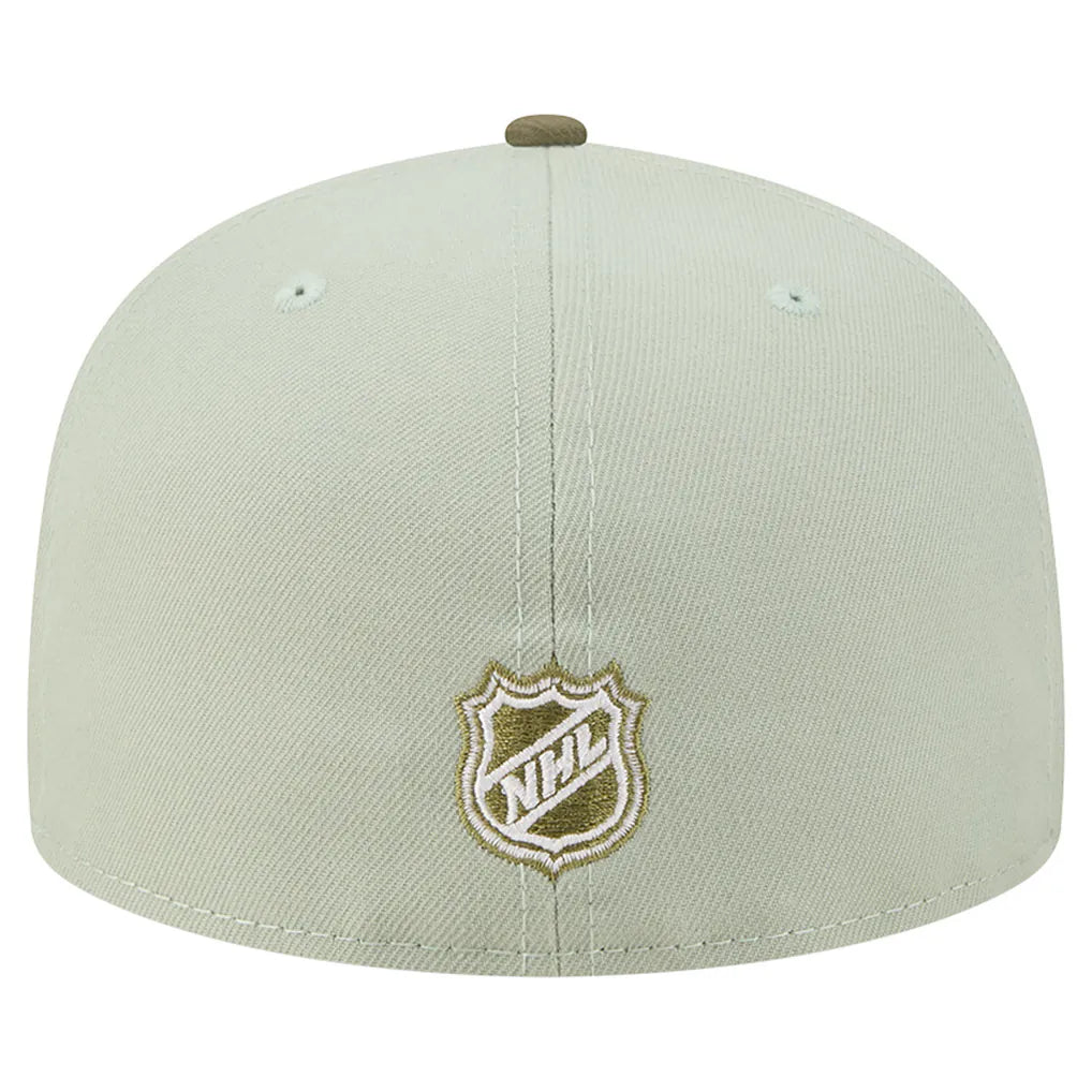 Boston Bruins New Era Color Pack 59FIFTY Fitted Hat - Sage Green/Olive Techwosell