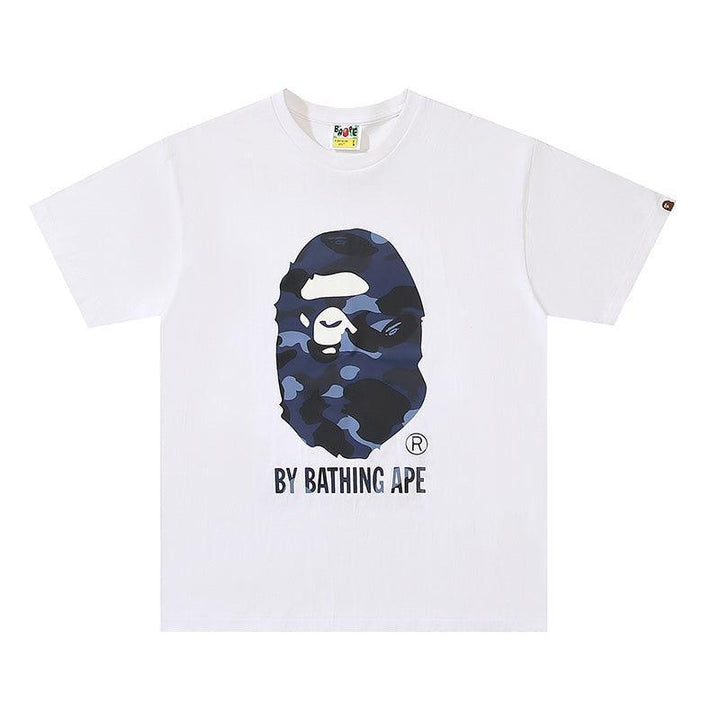 Bathing Ape White T-Shirt without Collar