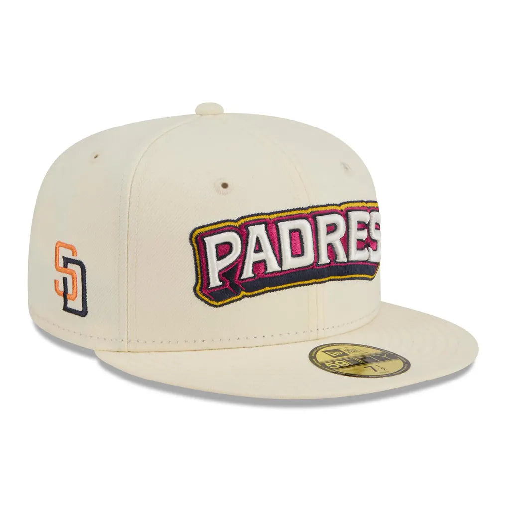 San Diego Padres New Era 2026 City Connect 59FIFTY Fitted Hat - Cream Techwosell