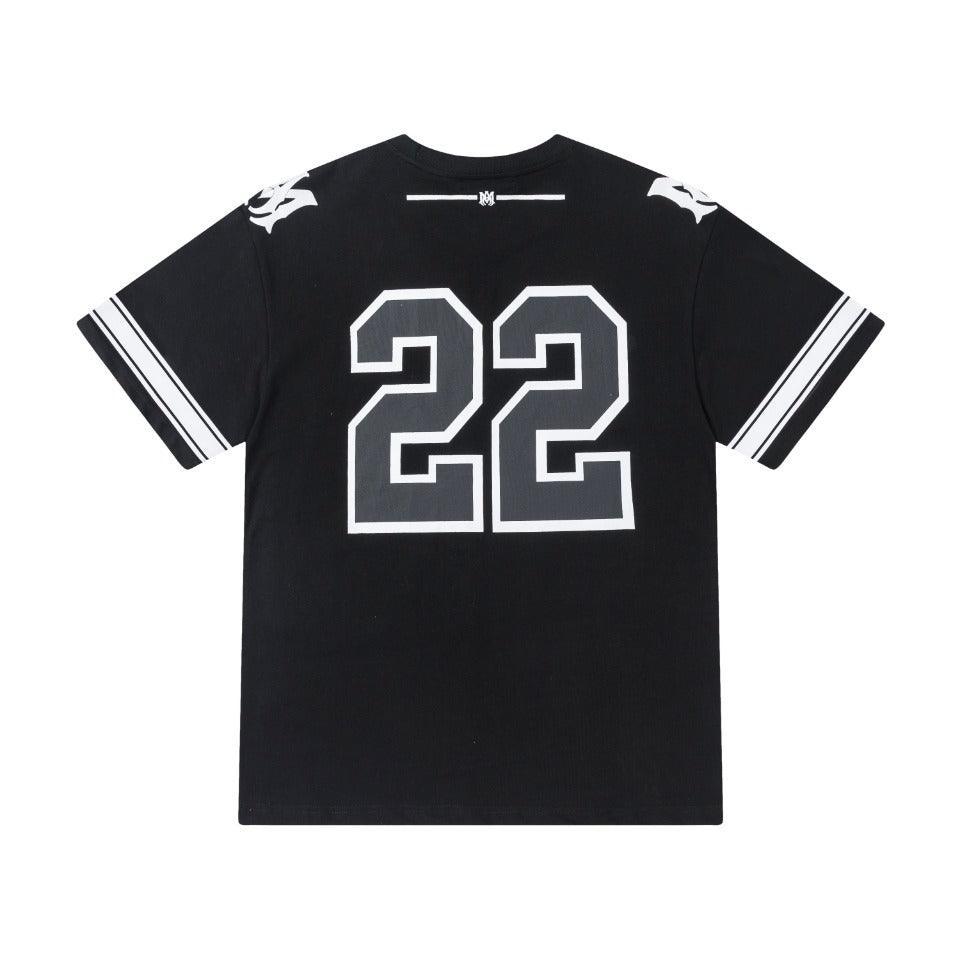 Amiri 22 Black T-Shirt Without Collar Techwosell
