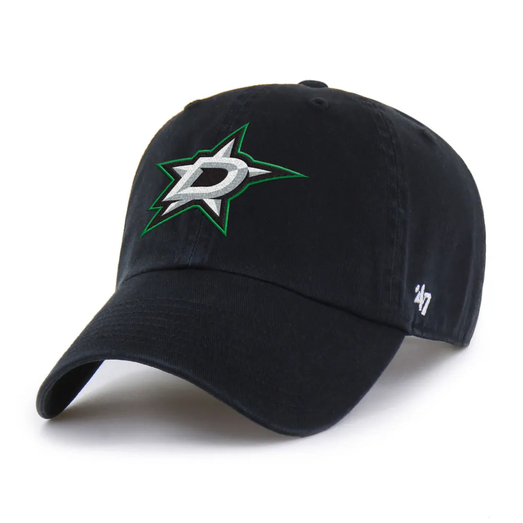 Dallas Stars '47 Unisex Heritage Flag Clean Up Adjustable Hat - Black