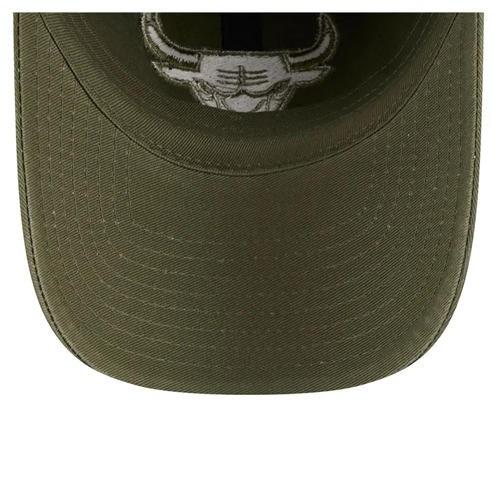 Chicago Bulls New Era Color Pack Casual Classic Adjustable Hat - Green Techwosell