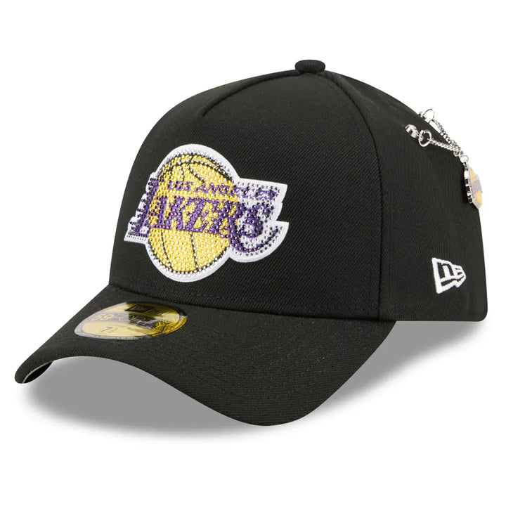 Los Angeles Lakers New Era 2026 NBA Draft On-Stage Crystal A-Frame 59FORTY Fitted Hat - Black