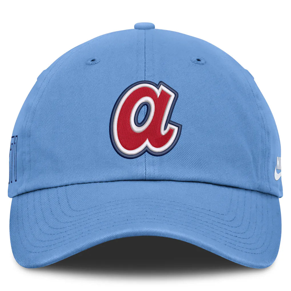 Atlanta Braves Nike Cooperstown Club Adjustable Hat - Light Blue