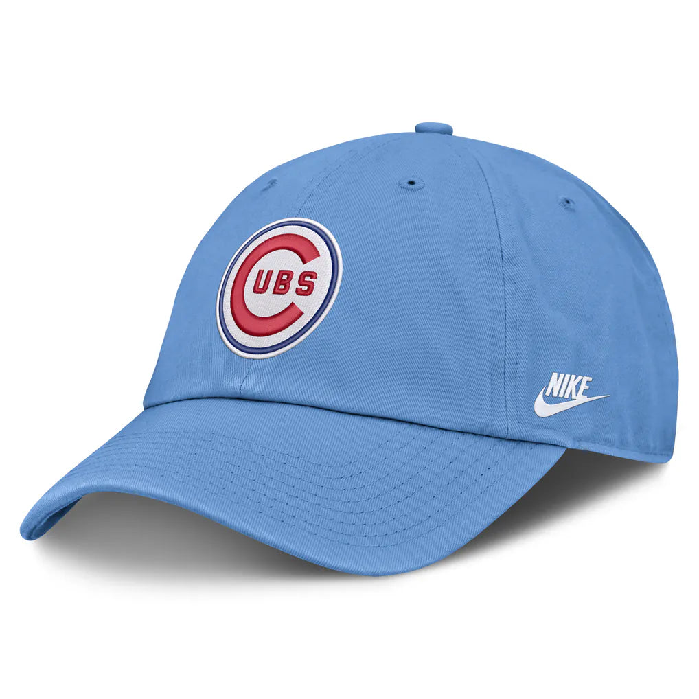 Chicago Cubs Nike Cooperstown Club Adjustable Hat - Light Blue Techwosell