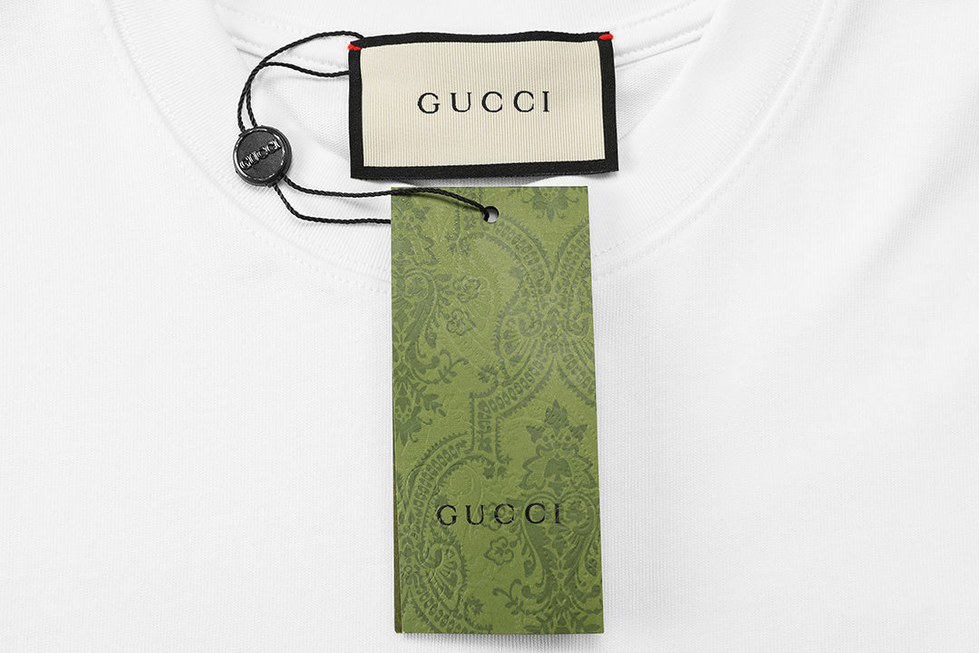 Gucci T-Shirt Without Collar 'White'