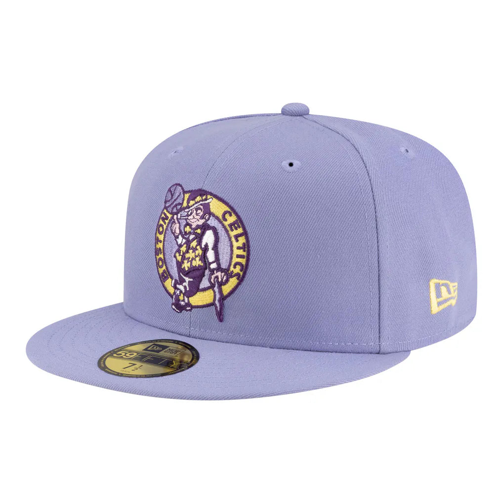Boston Celtics New Era Color Pack 59FIFTY Fitted Hat - Lavender Techwosell