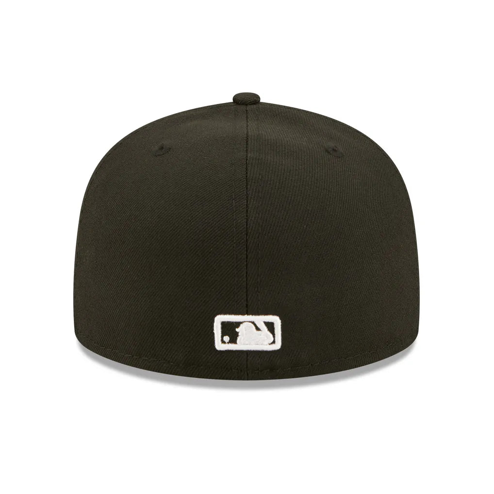 Boston Red Sox New Era Team Logo 59FIFTY Fitted Hat - Black Techwosell