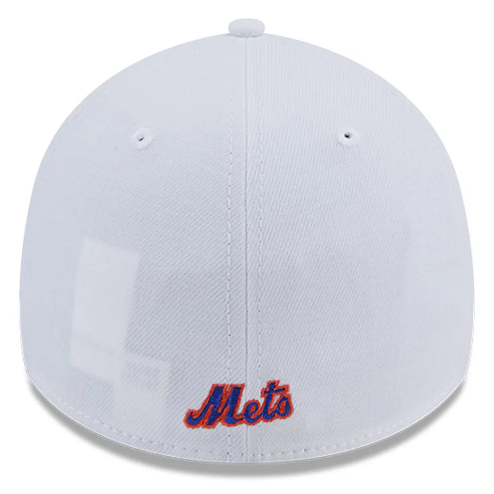 New York Mets New Era 39THIRTY Flex Hat - White
