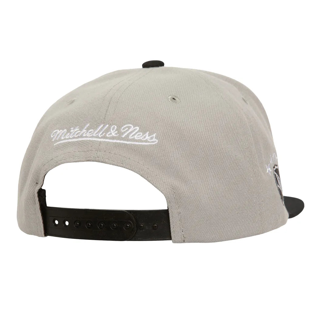 Los Angeles Kings Mitchell & Ness Soul Triple Up Snapback Hat - Gray Techwosell