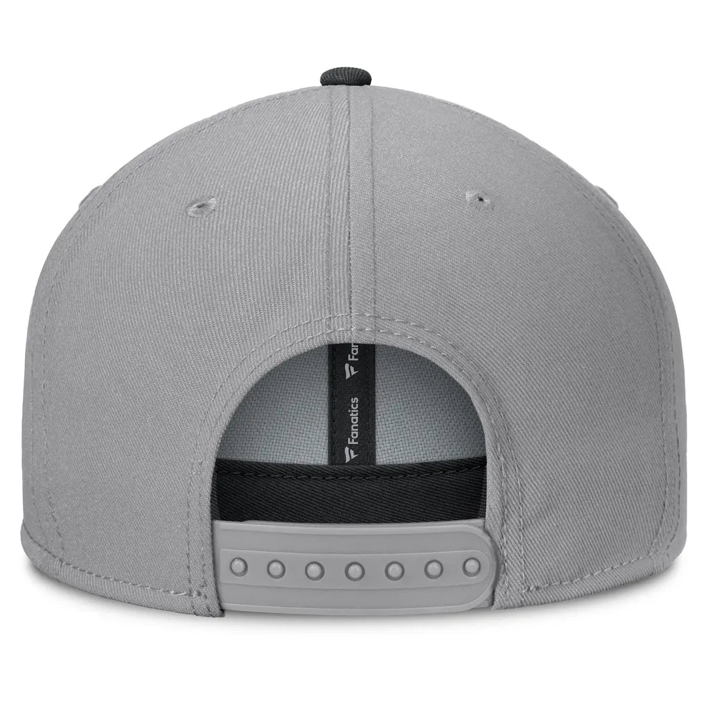 Los Angeles Kings Fanatics Fundamentals Duo Split Logo Snapback Hat - Gray
