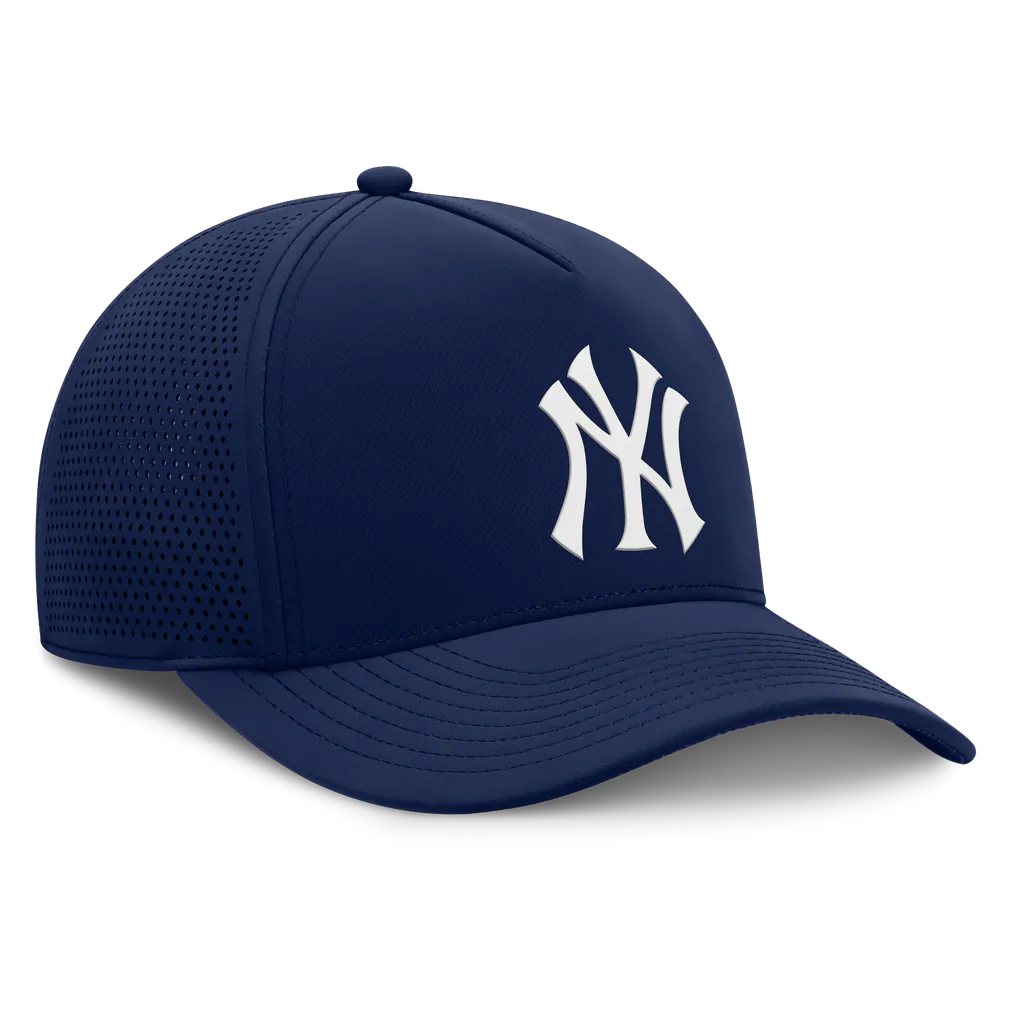 New York Yankees Fanatics Men's Perforated Adjustable Hat - Navy Techwosell