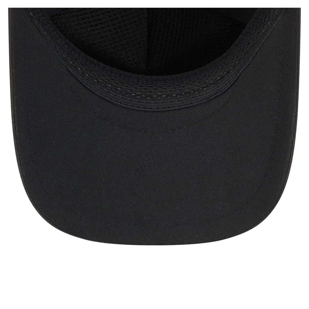 New York Mets New Era Injection Apex 9FORTY Adjustable Hat - Black Techwosell