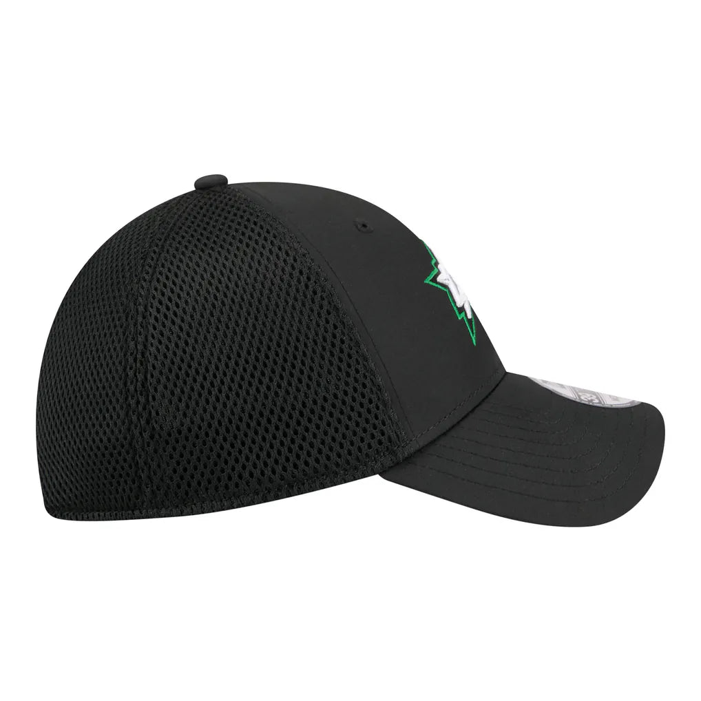 Dallas Stars New Era Logo 39THIRTY Flex Hat - Black