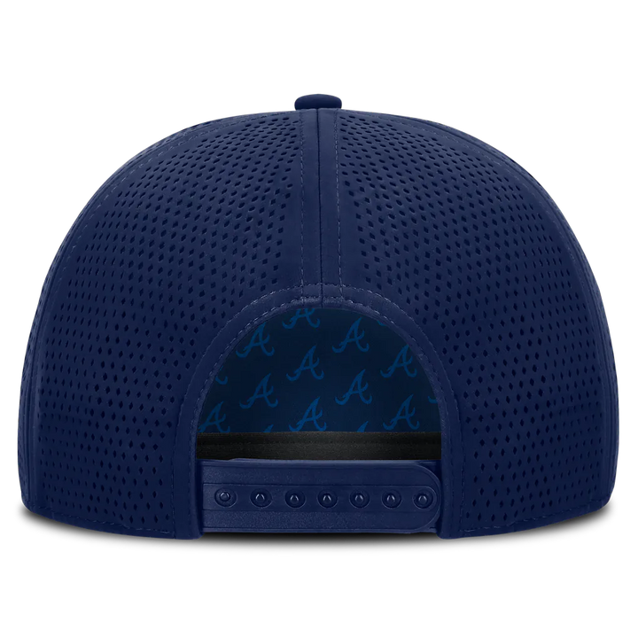 Atlanta Braves Fanatics Men's Perforated Adjustable Hat - Navy