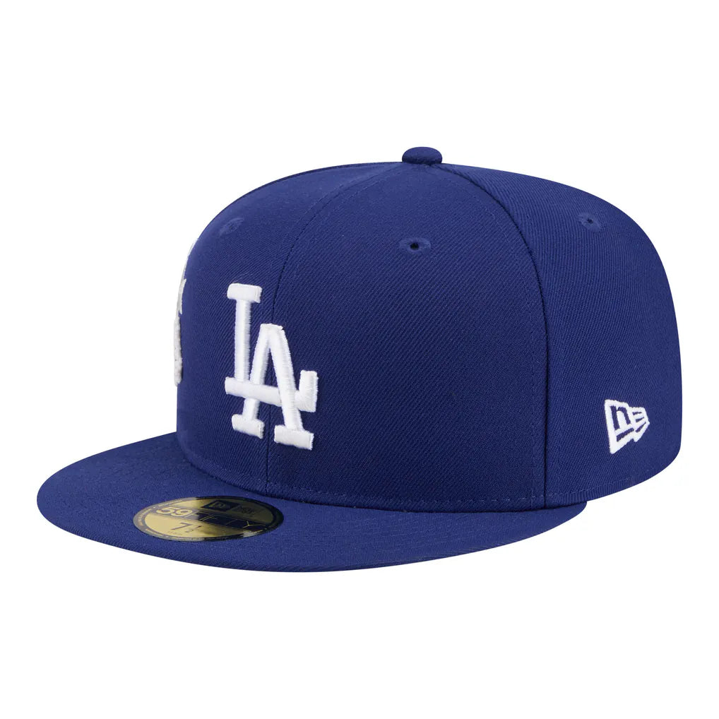 Los Angeles Dodgers New Era City Patch 59FIFTY Fitted Hat - Royal
