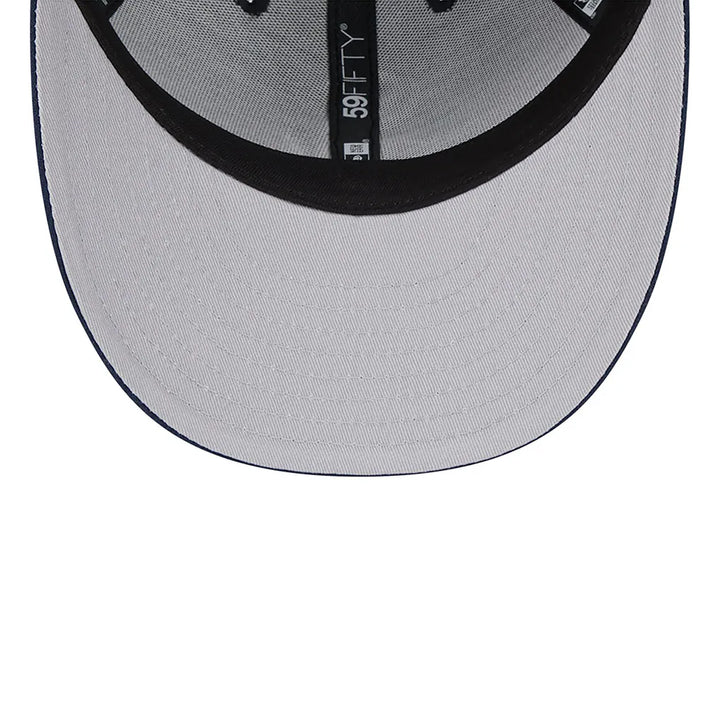 Atlanta Braves New Era Oceanside Low Profile 59FIFTY Fitted Hat - Navy