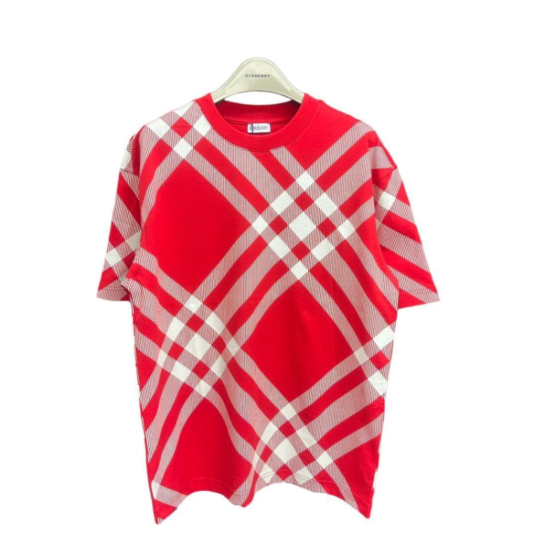 Burberry T-Shirt Without Collar 'Red'