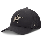 Dallas Stars Fanatics Road Meshback Stretch Hat - Charcoal Techwosell