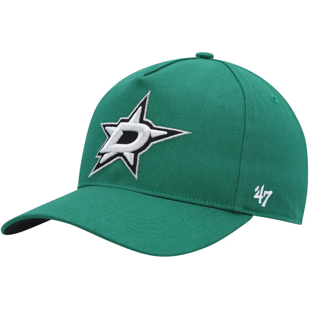 Dallas Stars '47 Primary Hitch Snapback Hat - Kelly Green Techwosell