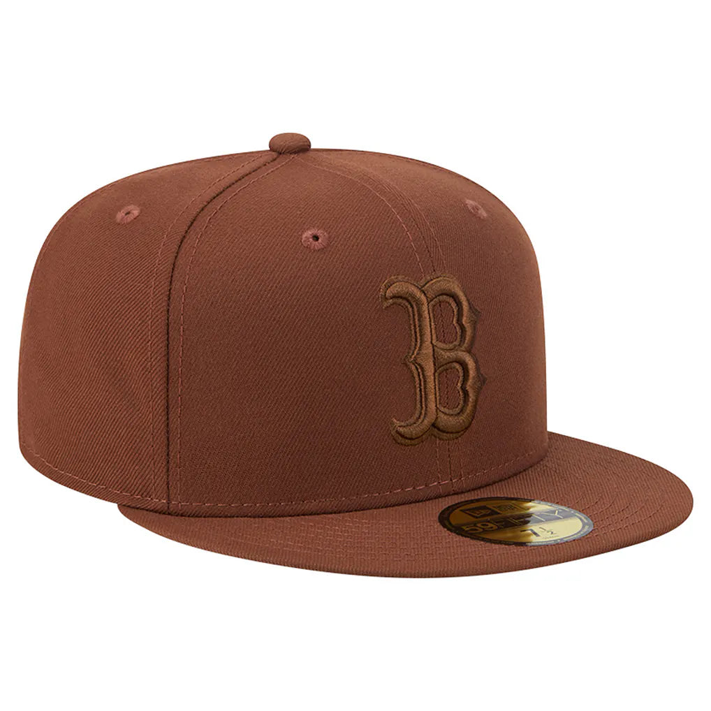 Boston Red Sox New Era Color Pack 59FIFTY Fitted Hat - Brown Techwosell
