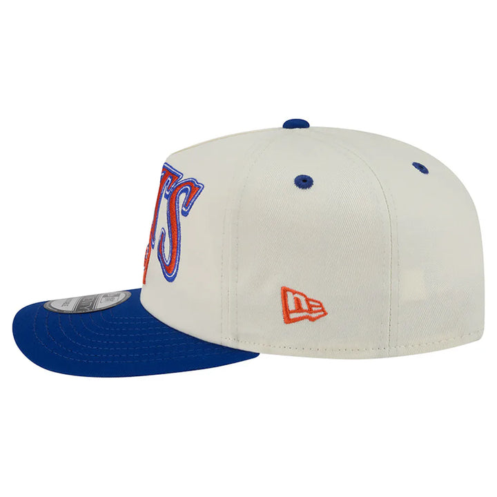 New York Mets New Era Vintage 19TWENTY Adjustable Hat - Cream/Royal