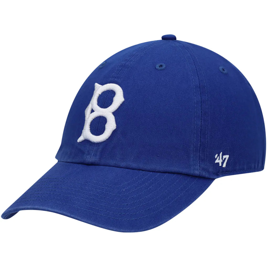 Brooklyn Dodgers '47 1949 Logo Cooperstown Collection Clean Up Adjustable Hat - Royal