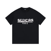 Balenciaga Black T-Shirt Without Collar Techwosell