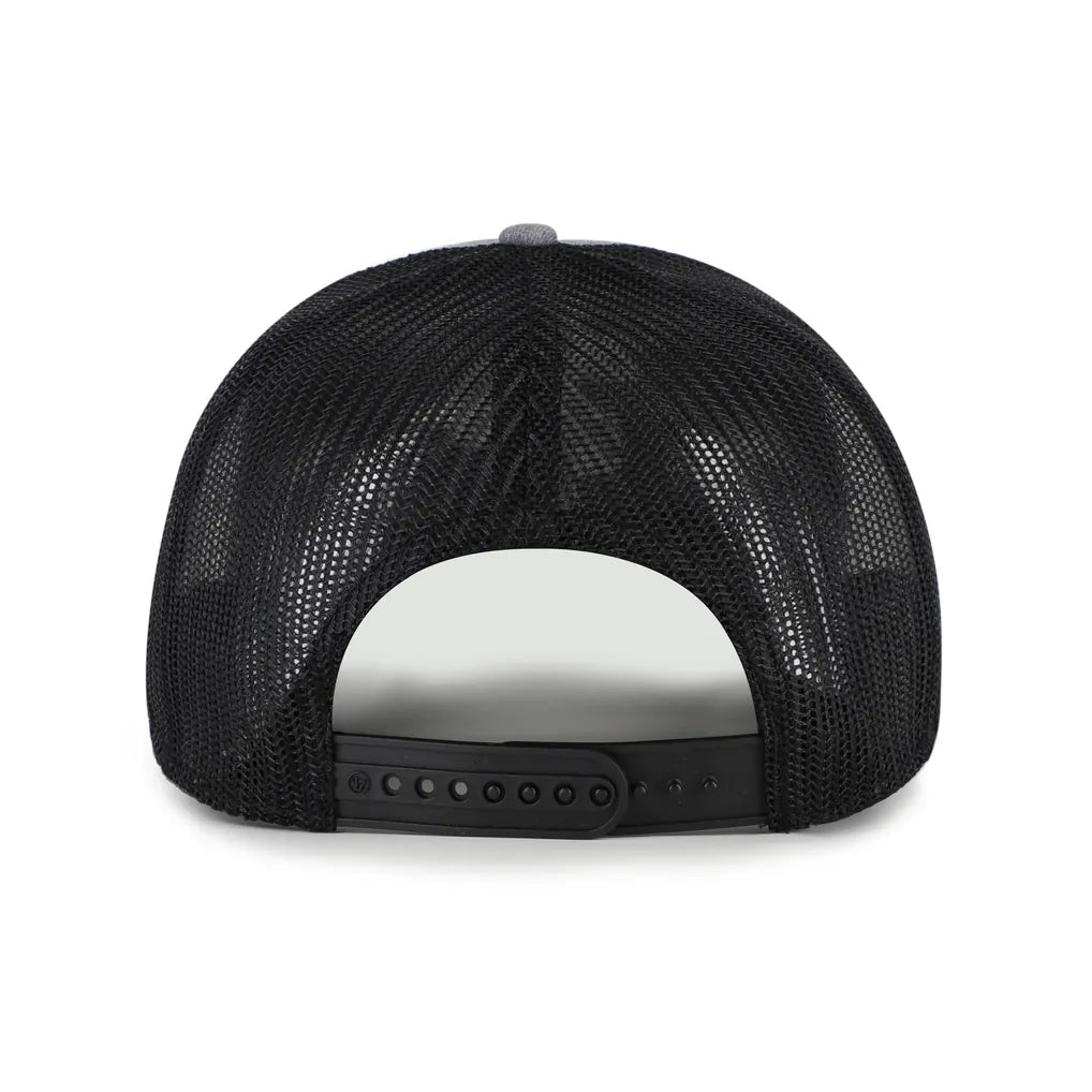 Boston Bruins '47 Carbon Rope Trucker Adjustable Hat - Gray