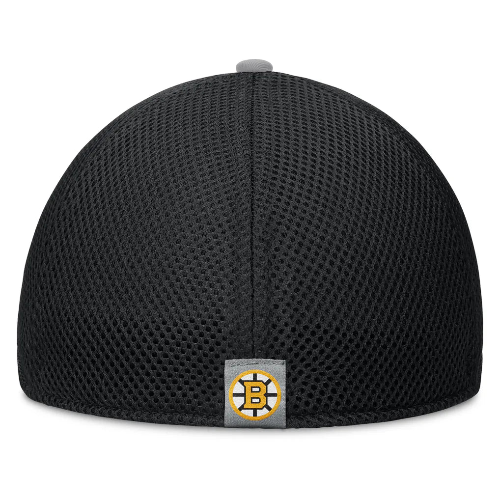 Boston Bruins Fanatics Fundamentals Span Flex Hat - Black Techwosell