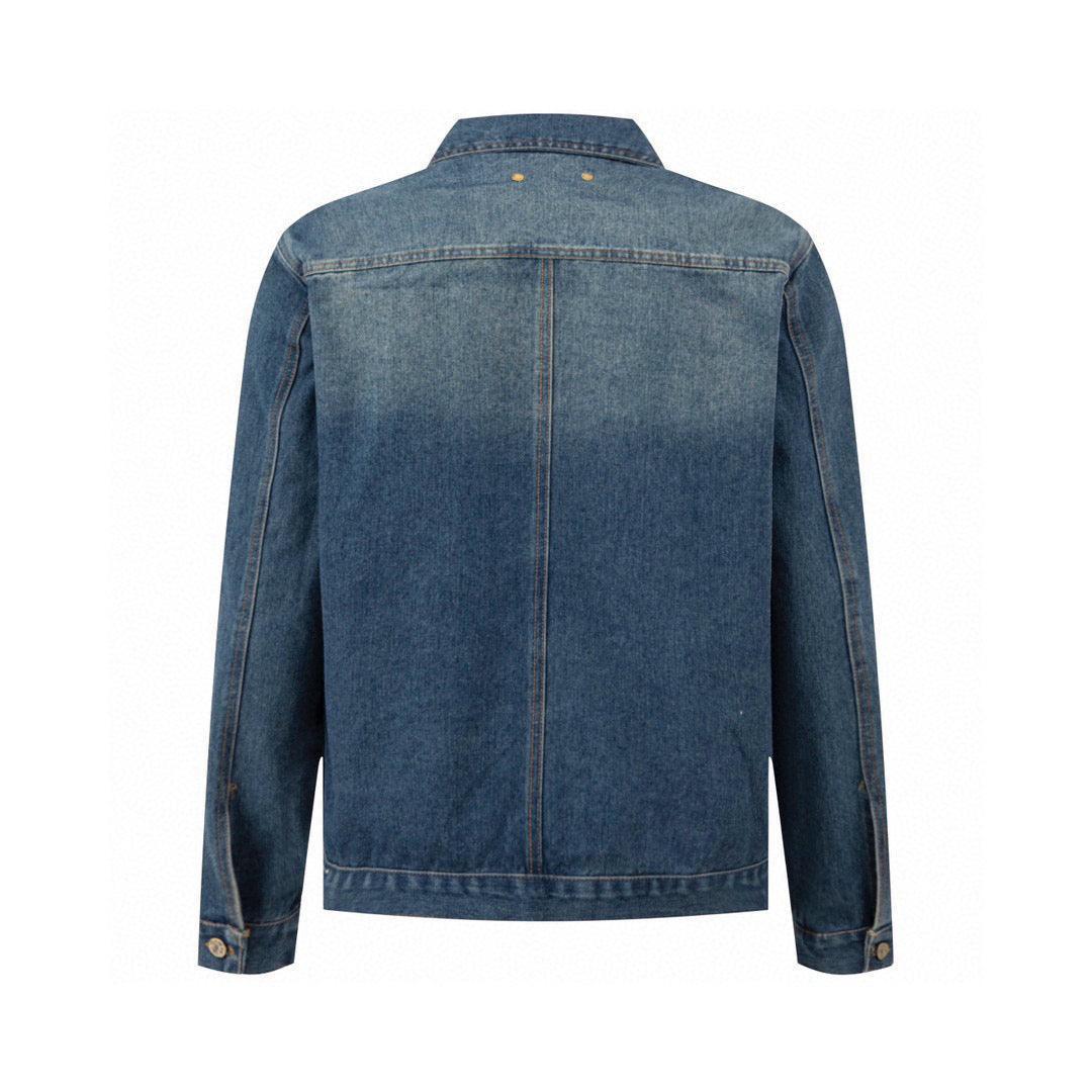 LOUIS VUITTON Denim Jacket Blue Techwosell