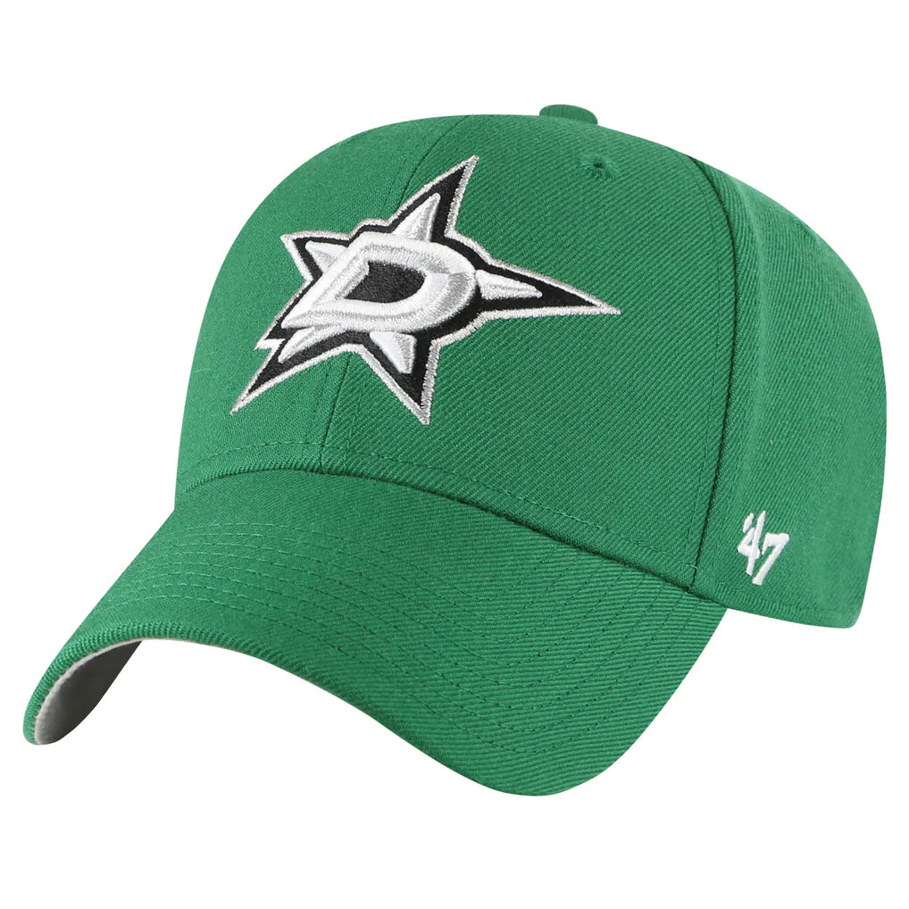 Dallas Stars '47 Wordmark Back Strap MVP Adjustable Hat - Kelly Green