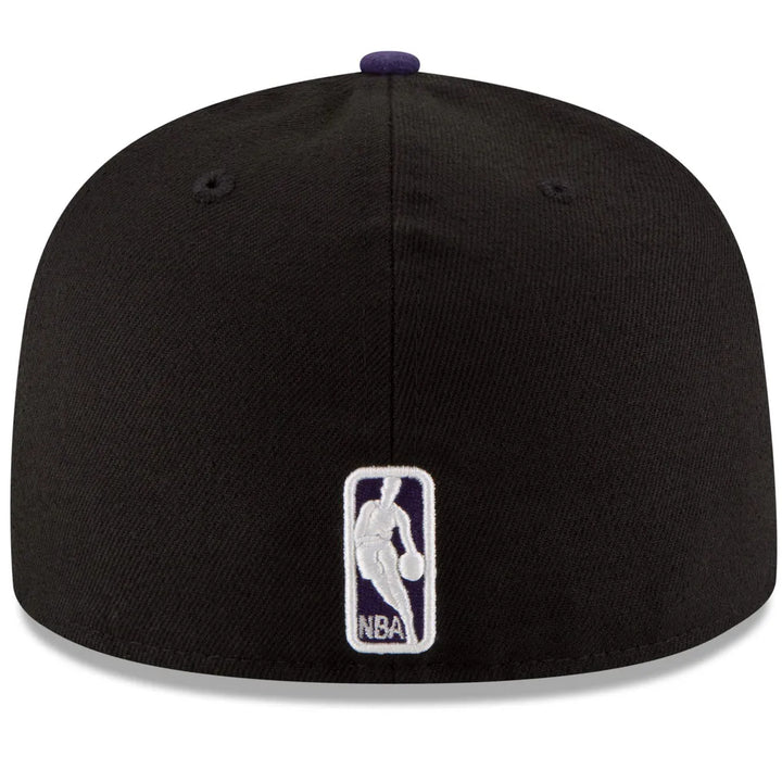 Los Angeles Lakers New Era Official Team Color 2Tone 59FIFTY Fitted Hat - Black/Purple