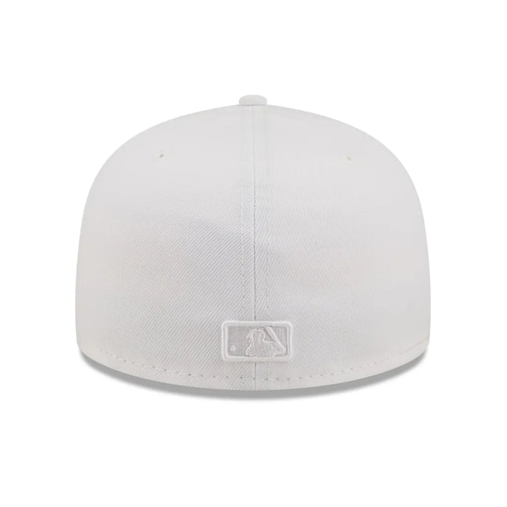 Atlanta Braves New Era White on White 59FIFTY Fitted Hat