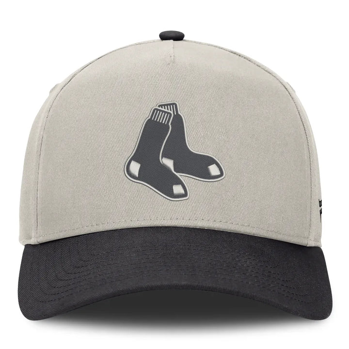 Boston Red Sox Fanatics Wonder A-Frame Adjustable Hat - Stone/Graphite