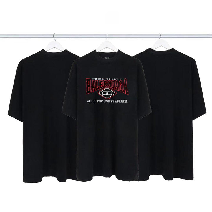 Balenciaga Black T-Shirt Without Collar