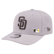 San Diego Padres New Era Laser Perforated 9SEVENTY Adjustable Hat - Gray Techwosell