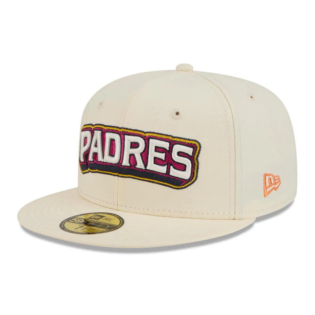 San Diego Padres New Era 2026 City Connect 59FIFTY Fitted Hat - Cream Techwosell