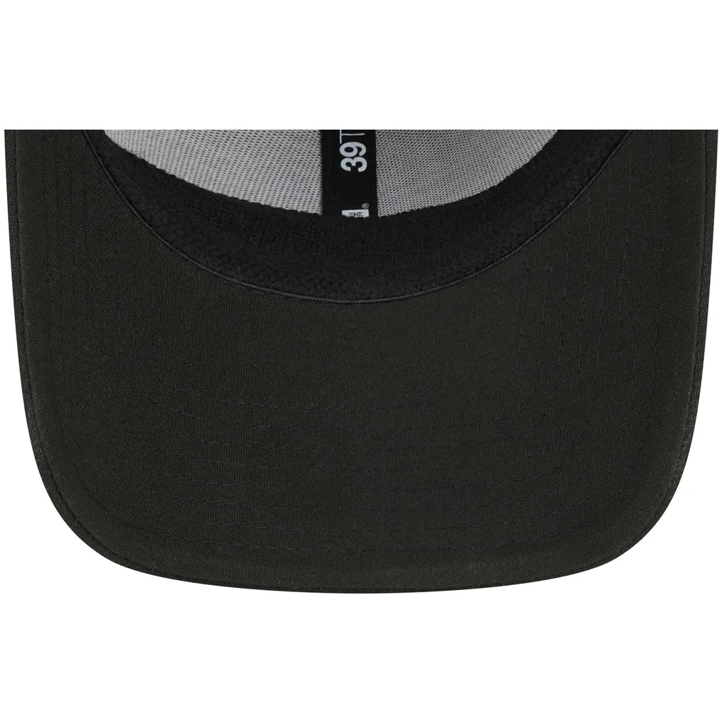 Chicago Cubs New Era Logo 39THIRTY Flex Hat - Black Techwosell