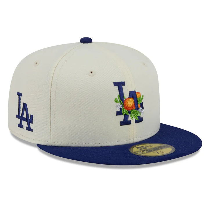Los Angeles Dodgers New Era Blossom 59FIFTY Fitted Hat - White/Royal