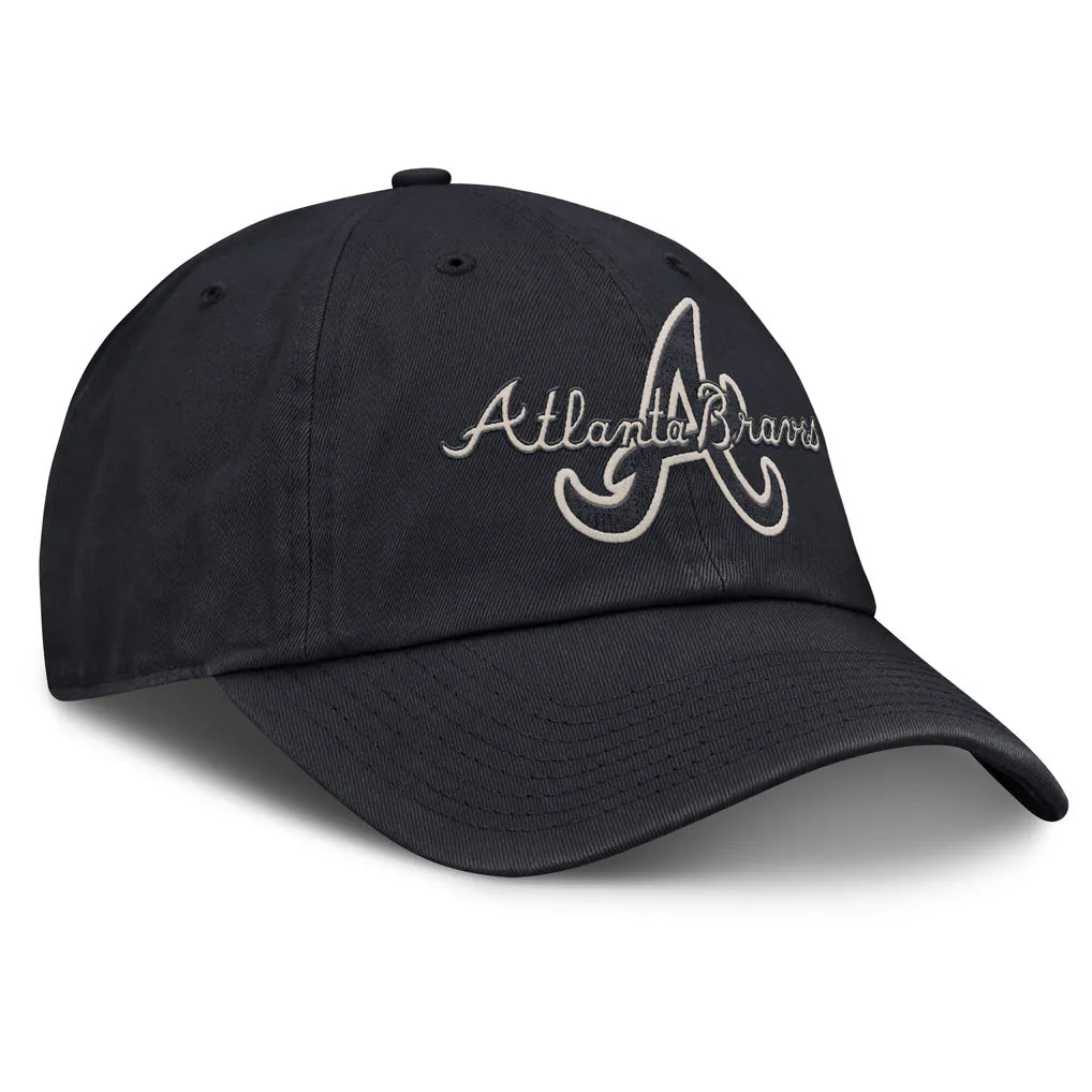 Atlanta Braves Nike Statement Club Adjustable Hat - Navy