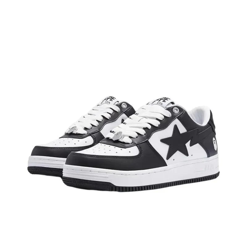 A BATHING APE Bape Sta Beige Calf Hair Techwosell