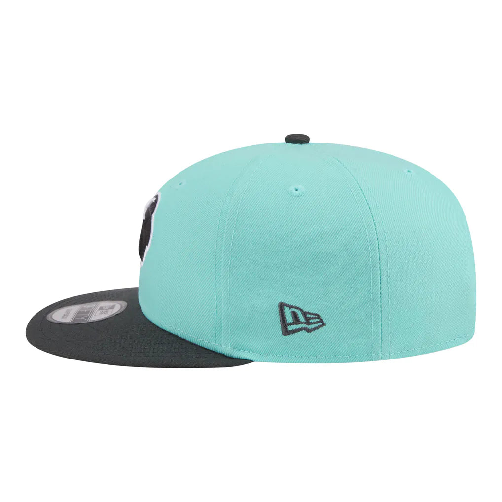 Memphis Grizzlies New Era Color Pack Two-Tone 9FIFTY Snapback Hat - Turquoise/Charcoal Techwosell